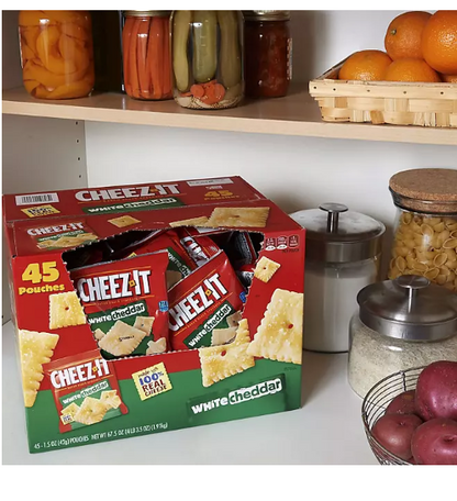 Cheez-It White Cheddar Snack Packs (1.5 oz., 45 pk.)