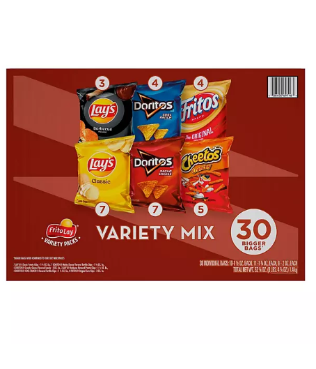 Frito-Lay Big Grab Variety Mix (30 pk.)