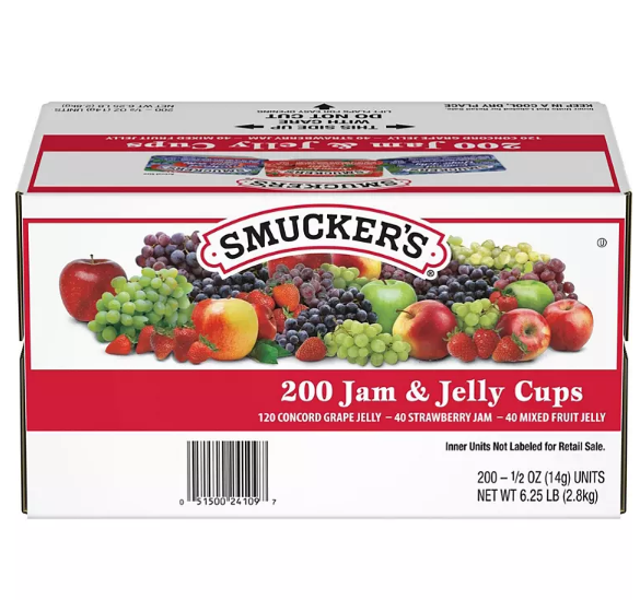 Smucker's Assorted Jelly Cups (0.5 oz., 200 ct.)