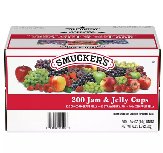 Smucker's Assorted Jelly Cups (0.5 oz., 200 ct.)