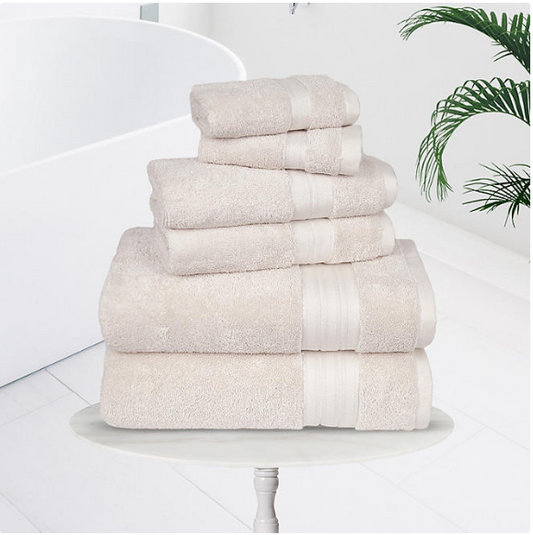 MyTrident Organic 6-Piece Towel Set (Assorted Colors)