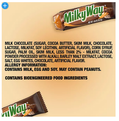 Milky Way Full Size Bulk Chocolate Candy Bars (1.84 oz., 36 ct.)