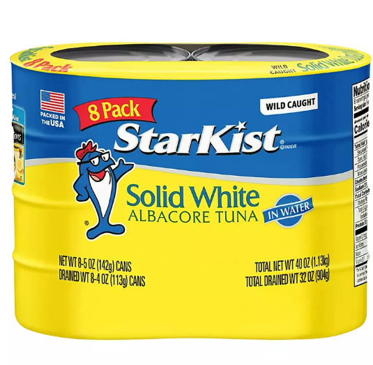 StarKist Solid White Albacore Tuna in Water (5 oz., 8 pk.)