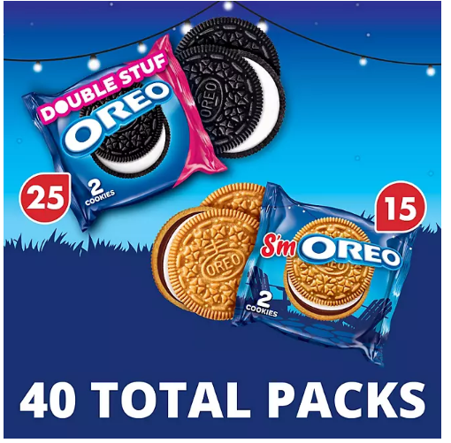 Oreo S'moreo Summer Treats Variety Pack (1.02 oz., 40 pk.)