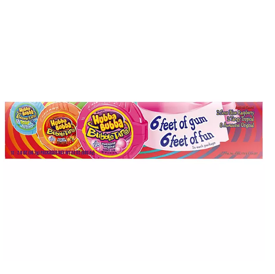 Hubba Bubba Bubble Tape Gum (2 oz., 12 ct.)