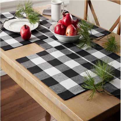 Sur La Table Table Runner and 4 Placemats Set (Assorted Colors)