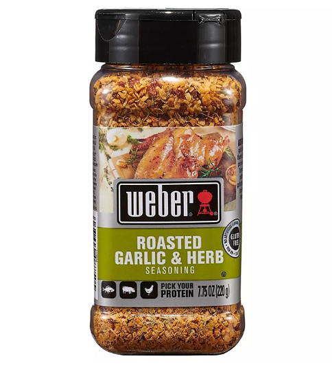 Weber Roasted Garlic and Herb Seasoning (7.75 oz.)(2 PK)