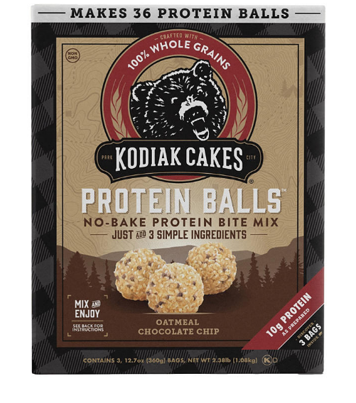 Kodiak Cakes Protein Balls, Oatmeal Chocolate Chip (12.7 oz., 3 pk.)