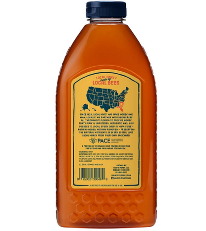 Local Hive Florida Raw & Unfiltered Honey (48 oz.)