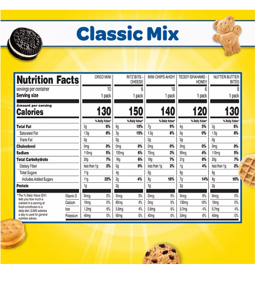 Nabisco Classic Mix Variety Pack (40 pk.)