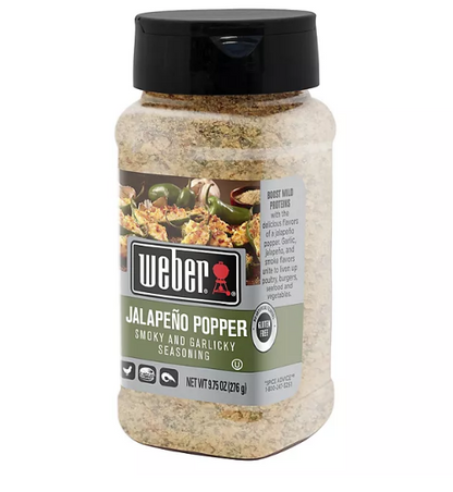 Weber Jalapeno Popper Seasoning (9.75 oz.)(2 PK)