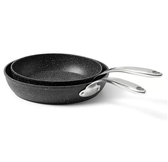 The Rock by Starfrit 2-Piece Fry Pan Set