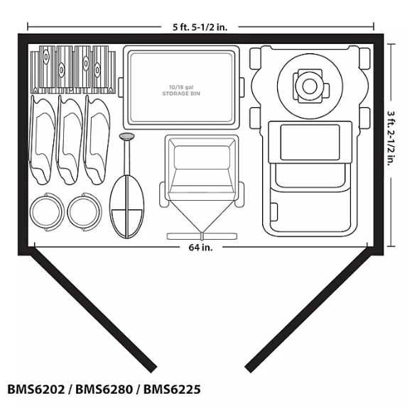 Suncast Extra Large Vertical Outdoor Storage Shed