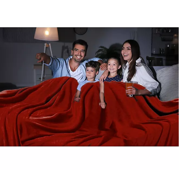 Oversized Cozy Night Cloud Throw Blanket, 110" x 132" (Various Colors)