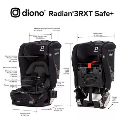 Diono Radian 3RXT SafePlus All-In-One Convertible Car Seat (Choose Your Color)