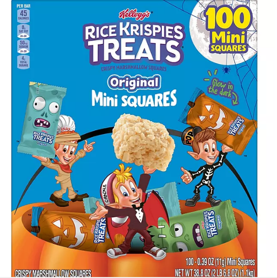 Kellogg's Rice Krispies Treats Halloween Mini Squares (100 ct.)