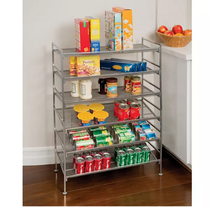 Seville Classics 3-Tier Mesh Multi-Position Shoe Rack