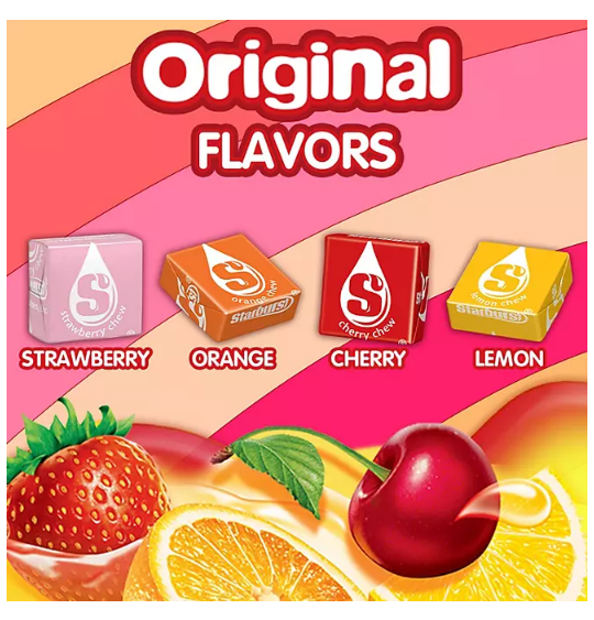 Starburst Original Fruity Chewy Candy Full Size Bulk Pack (2.07 oz., 36 ct.)