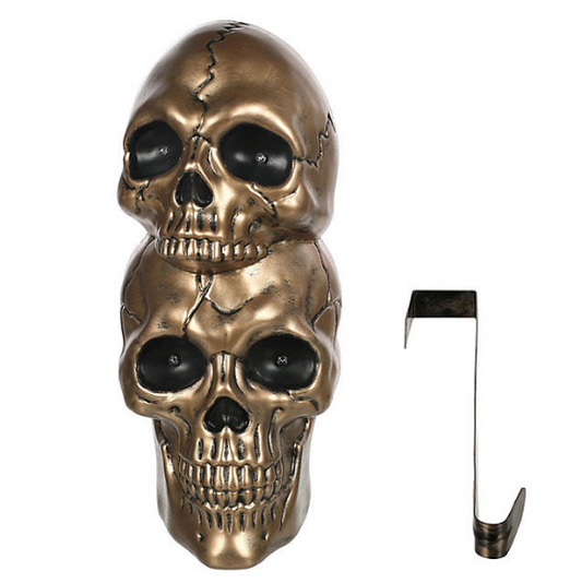 Member's Mark Skull Door Decor, Silver or Bronze