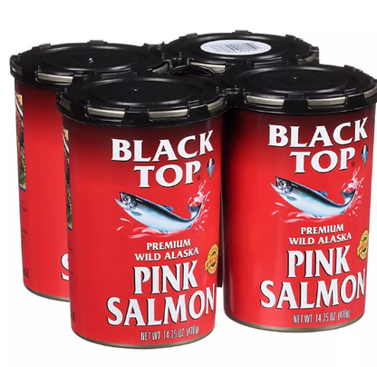 Black Top Premium Wild Alaska Pink Salmon (14.75 oz., 4 pk.)