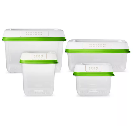 FreshWorks Food Storage Containers, 8-Piece Set