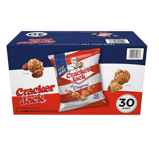 Cracker Jack Original Caramel Coated Popcorn and Peanuts (1.25 oz., 30 pk.)