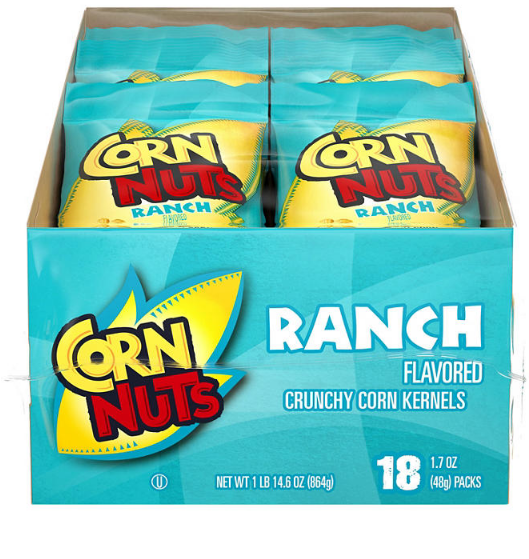 Corn Nuts Ranch Crunchy Corn Kernels (1.7 oz., 18 pk.)