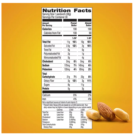 Nature Valley Biscuit Sandwich, Variety Pack (30 ct.)