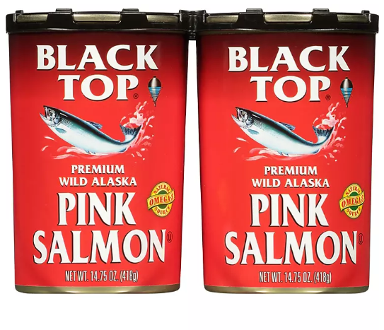 Black Top Premium Wild Alaska Pink Salmon (14.75 oz., 4 pk.)