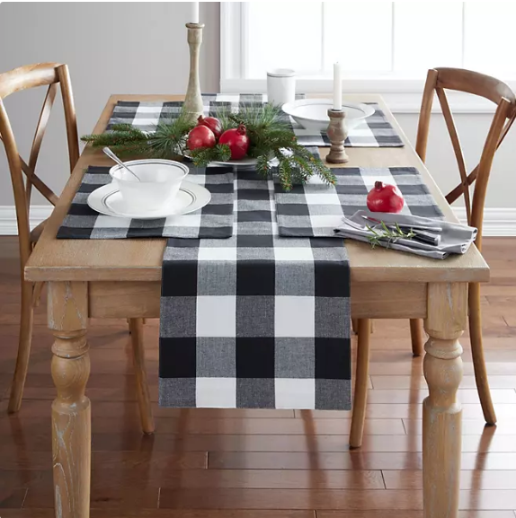 Sur La Table Table Runner and 4 Placemats Set (Assorted Colors)