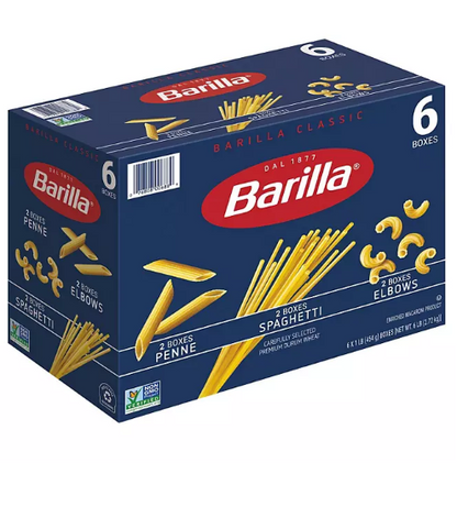 Barilla Pasta Variety Pack (16 oz., 6 pk.)