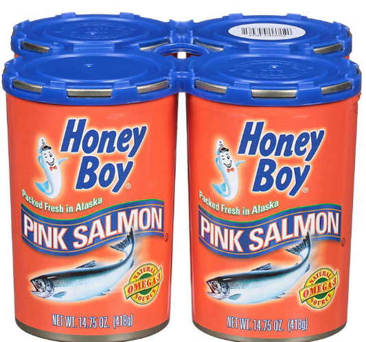 Honey Boy Pink Salmon (14.75 oz., 4 pk.)