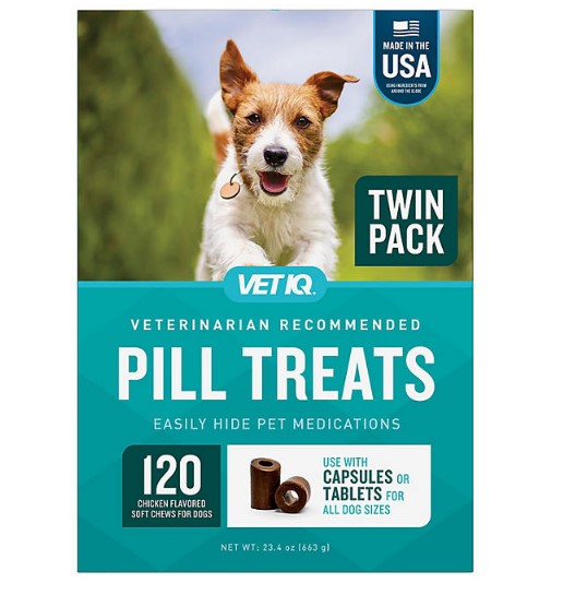 VETIQ Soft Chew Pill Treats, Chicken Flavored (60 ct., 2pk.)