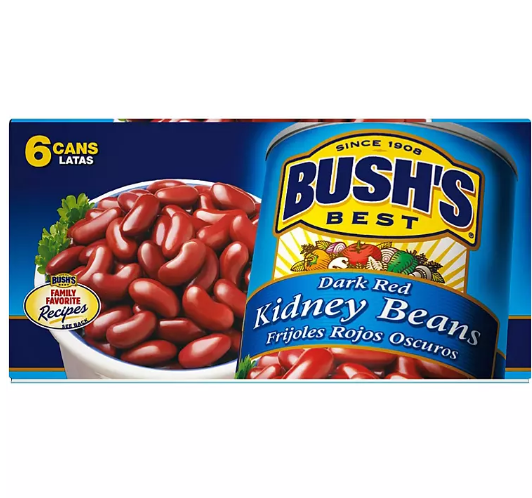 Bush's Dark Red Kidney Beans (16 oz., 6 pk.)