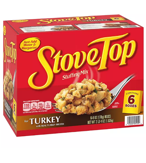 Kraft Stove Top Turkey Stuffing Mix (6 oz., 6 pk.)