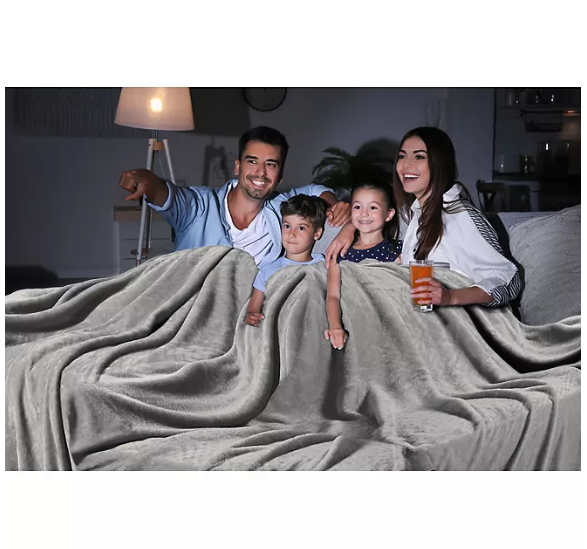 Oversized Cozy Night Cloud Throw Blanket, 110" x 132" (Various Colors)