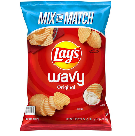 Lay's Wavy Potato Chips (16.375 oz.)