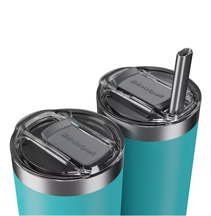 HidrateSpark Pro 20-oz. Stainless Steel Smart Tumbler w/ 3 Straws (Assorted Colors)