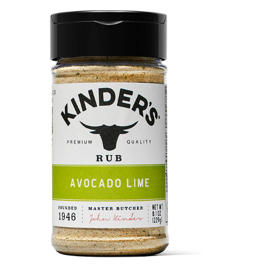 Kinder's Avocado Lime Rub and Seasoning (8.1 oz.)(2 PK)