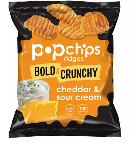 Popchips Bold & Crunchy Ridges Variety Box (30 ct.)