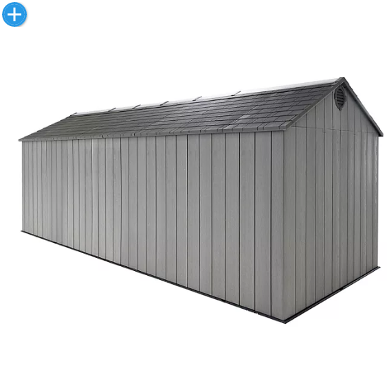 Lifetime 20' x 8' Outdoor Storage Shed (Dual Entry)