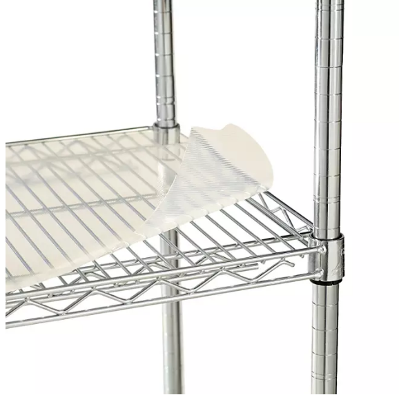 Alera 48" x 24" Shelf Liners for Wire Shelving Units, Clear - 4 pack