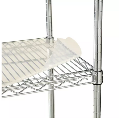 Alera 48" x 24" Shelf Liners for Wire Shelving Units, Clear - 4 pack