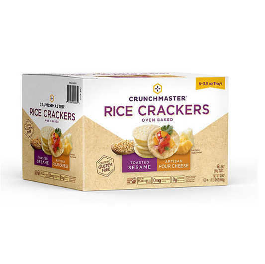 Crunchmaster Rice Crackers (3.5 oz., 6 pk.)