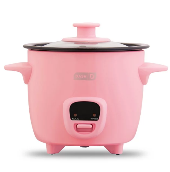 Dash Mini 2-Cup Rice Cooker with Keep Warm Function (Assorted Colors)