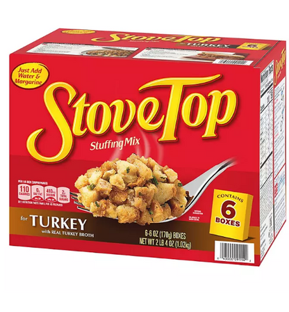 Kraft Stove Top Turkey Stuffing Mix (6 oz., 6 pk.)