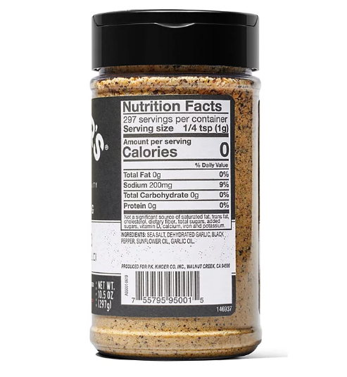 Kinder's The Blend Seasoning Salt, Pepper and Garlic (10.5 oz.)(2 PK)