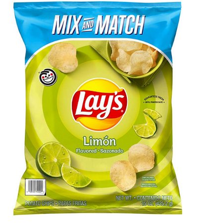 Lay's Potato Chips Limon (15 oz.)(2 PK)