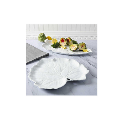 Martha Stewart Leaf Figural Serving Platter Set, 2 Pack