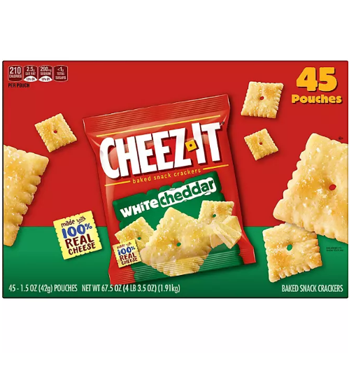 Cheez-It White Cheddar Snack Packs (1.5 oz., 45 pk.)